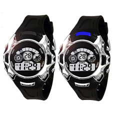 Deals, Discounts & Offers on Accessories - Time Up Digital Water-Proof & Night Light Combo 2 Watches