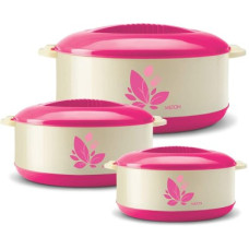 Deals and Offers on - MILTON ORCHID JR Gift Set Pack of 3 Thermoware Casserole(500 ml, 1000 ml, 1500 ml) Deals, Discounts & Offers on - MILTON ORCHID JR Gift Set Pack of 3 Thermoware Casserole(500 ml, 1000 ml, 1500 ml)