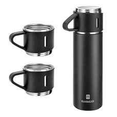 Deals and Offers on - GIOGD Stainless Steel Thermo 500ml/16.9oz Vacuum Insulated Bottle with Cup Deals, Discounts & Offers on - GIOGD Stainless Steel Thermo 500ml/16.9oz Vacuum Insulated Bottle with Cup