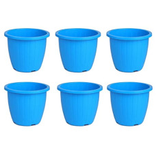 Deals and Offers on Gardening Tools - GTB Set of 6 Duro Flower Pot 8 inches Deals, Discounts & Offers on Gardening Tools - GTB Set of 6 Duro Flower Pot 8 inches