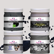 Deals and Offers on Beauty Care - Pink Root Charcoal Eco Facial Kit , 500gm Pack of 4 Deals, Discounts & Offers on Beauty Care - Pink Root Charcoal Eco Facial Kit , 500gm Pack of 4