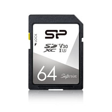 Deals and Offers on - Silicon Power 64GB SDXC UHS-I SD Memory Card, Up to 100MB/s Read & 80MB/s Write, Class 10 U3 V30 4K UHD, Superior Series Deals, Discounts & Offers on - Silicon Power 64GB SDXC UHS-I SD Memory Card, Up to 100MB/s Read & 80MB/s Write, Class 10 U3 V30 4K UHD, Superior Series