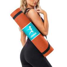 Deals, Discounts & Offers on Accessories - Vifitkit 4mm Anti-Skid EVA+TPE Yoga Mat with Carry Bag for Home Gym & Outdoor Workout