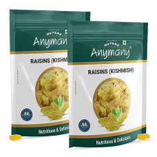 Deals, Discounts & Offers on  - Nutraj Anymany Raisin 800g (400g x 2) | Kishmish | Rich in Iron & Vitamin B | Seedless Green Kishmish | Healthy Snacks | Dry Fruits | Healthy and Tasty Snacks