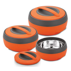 Deals and Offers on - ASIAN Plastowares Plastic Casserole Gift - 600,1000, 1500 ml, Set of 3, Orange Deals, Discounts & Offers on - ASIAN Plastowares Plastic Casserole Gift - 600,1000, 1500 ml, Set of 3, Orange