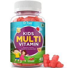 Deals, Discounts & Offers on  - Dr Trust Nutrition Kids Multivitamin Gummies with sodium, Vitamin,Pantothenic Acid, Zinc, magnesium and Folate-711, Pack of 45 gummies