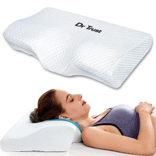 Deals and Offers on - Dr Trust USA Cervical Sleeping Pillow (49 x 32 x 10 cm) Removable Cover, Supports Back/Side/Stomach Sleepers, Anti-Snoring (Small) Deals, Discounts & Offers on - Dr Trust USA Cervical Sleeping Pillow (49 x 32 x 10 cm) Removable Cover, Supports Back/Side/Stomach Sleepers, Anti-Snoring (Small)