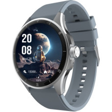 Deals, Discounts & Offers on  - beatXP Vega Neo 1.43'' Super AMOLED Display with BT Calling, AI Voice Assistant & IP68 Smartwatch(Ice Silver Strap, Free Size)