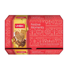 Deals, Discounts & Offers on  - Unibic Festive Moment Cookies, 500g Gift Hamper for Festivals, Sweet Gourmet Delicacies, Corporate Gifting