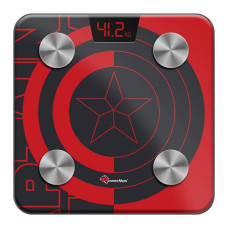 Deals, Discounts & Offers on  - PowerMax X Marvel BCA-130 Marvel Edition Red Captain America Digital Weight Machine