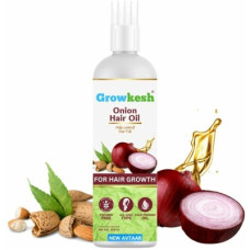 Deals and Offers on - Growkesh Onion Hair Oil for hair growth with Onion & Redensyl Deals, Discounts & Offers on - Growkesh Onion Hair Oil for hair growth with Onion & Redensyl