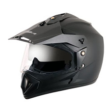 Deals and Offers on - Vega Off Road ISI Certified Matt Finish Full Face Dual Visor with Peak Helmet Deals, Discounts & Offers on - Vega Off Road ISI Certified Matt Finish Full Face Dual Visor with Peak Helmet