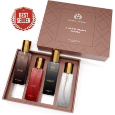 Deals and Offers on - THE MAN COMPANY Blanc, Night, Fire & Oud 20ml Perfume Gift Set|A Gentleman's Mood Eau de Parfum - 80 ml(For Men) Deals, Discounts & Offers on - THE MAN COMPANY Blanc, Night, Fire & Oud 20ml Perfume Gift Set|A Gentleman's Mood Eau de Parfum - 80 ml(For Men)