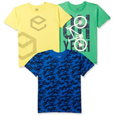Deals and Offers on - Chromozome Boy's Regular Fit T-Shirt (Pack of 3) Deals, Discounts & Offers on - Chromozome Boy's Regular Fit T-Shirt (Pack of 3)