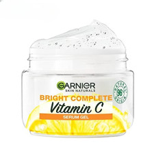 Deals and Offers on Beauty Care - Garnier Brightening Moisturiser, Serum Gel, Infused with Vitamin C and Lemon, For Radiant skin, Bright Complete Vitamin C, 45g Deals, Discounts & Offers on Beauty Care - Garnier Brightening Moisturiser, Serum Gel, Infused with Vitamin C and Lemon, For Radiant skin, Bright Complete Vitamin C, 45g