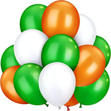 Deals and Offers on - Vail Creations Tri Color Orange White Green Balloons Deals, Discounts & Offers on - Vail Creations Tri Color Orange White Green Balloons