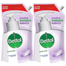 Deals and Offers on Health & Personal Care - Dettol Sensitive Liquid Hand Wash Refill - 675 ml (Pack of 2) Deals, Discounts & Offers on Health & Personal Care - Dettol Sensitive Liquid Hand Wash Refill - 675 ml (Pack of 2)
