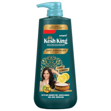 Deals, Discounts & Offers on Beauty Care - Kesh King Ayurvedic Anti-Dandruff, Reduces Hair Fall Soothes Itchy Scalp No Paraben & No Silicon, 21 Natural Ingredients The Goodness Of Curd, Lemon And Neem Shampoo For Women And Men - 600 Ml
