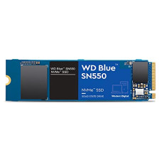 Deals, Discounts & Offers on  - Western Digital WD SN550 500GB NVMe Internal SSD - 2400MB/s R, 1750MB/s W, (WDS500G2B0C, Blue)