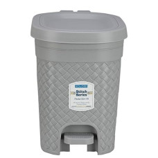 Deals and Offers on - Kolorr Stitch Pedal Waste Bin Modern Design Trash Can Plastic Dustbin - 7L (Daiso Grey) Deals, Discounts & Offers on - Kolorr Stitch Pedal Waste Bin Modern Design Trash Can Plastic Dustbin - 7L (Daiso Grey)