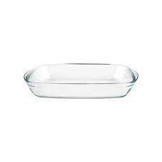 Deals, Discounts & Offers on  - La Opala, Cook Serve Store, Borosilicate Glass Rectangular Dish with Handle 1.9 L, 1 pc, Transparent
