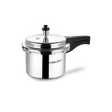 Deals and Offers on Cookware - Bajaj PCX 3L Outer Lid Stainless Steel Induction Bottom Pressure Cooker Deals, Discounts & Offers on Cookware - Bajaj PCX 3L Outer Lid Stainless Steel Induction Bottom Pressure Cooker