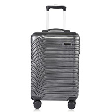Deals, Discounts & Offers on  - Nasher Miles Jaisalmer Hard-Sided Polycarbonate Cabin Charcoal Grey 20 inch |55cm Trolley Bag