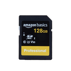 Deals and Offers on - Amazon Basics 128GB SDXC UHS-I Memory Card| 90 MB/s | C10, U3, V30 Deals, Discounts & Offers on - Amazon Basics 128GB SDXC UHS-I Memory Card| 90 MB/s | C10, U3, V30