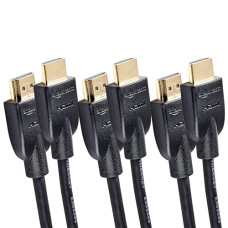 Deals and Offers on - amazon basics 3-Feet High-Speed HDMI 2.0 Cable, Pack of 3 (Black) Deals, Discounts & Offers on - amazon basics 3-Feet High-Speed HDMI 2.0 Cable, Pack of 3 (Black)