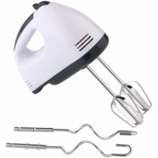 Deals, Discounts & Offers on Personal Care Appliances - krenz Electric Hand Mixer with Stainless Steel Attachments, 7 -Speed, Includes; Beaters, Dough Hooks 260 W Hand Blender(White)