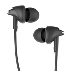 Deals and Offers on - boAt BassHeads 100 in-Ear Wired Headphones with Mic (Black) Deals, Discounts & Offers on - boAt BassHeads 100 in-Ear Wired Headphones with Mic (Black)