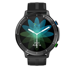 Deals, Discounts & Offers on  - SYSKA Stellar, 1.28'' Display, Multiple Watch Faces, Accelerometer, HR & SpO2 Monitoring, Sleep Monitor, Music and Camera Control, BT Calling Smartwatch (Space Black, Free Size)