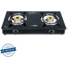 Deals, Discounts & Offers on  - IMPEX 2 Burner Glass top Gas Stove Linea 2B, Toughened Glass top , 1 Yr Warranty Steel Manual Gas Stove(2 Burners)
