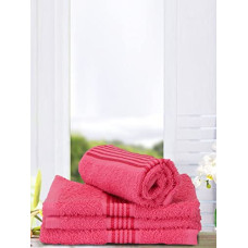 Deals and Offers on - KOPA by Bianca 400 GSM Quick Dry 100% Cotton Soft Terry Towel -4pc Face Towel (d'ross) Solid-Pink Deals, Discounts & Offers on - KOPA by Bianca 400 GSM Quick Dry 100% Cotton Soft Terry Towel -4pc Face Towel (d'ross) Solid-Pink