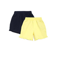 Deals, Discounts & Offers on  - HOMEGROWN Girls Combo Cotton Shorts