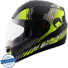Deals and Offers on - Steelbird SBA-1 Thalaiva Full Face ISI Certified Helmet Fitted Clear Visor Motorbike Helmet(Matt Black Neon with Clear Visor) Deals, Discounts & Offers on - Steelbird SBA-1 Thalaiva Full Face ISI Certified Helmet Fitted Clear Visor Motorbike Helmet(Matt Black Neon with Clear Visor)