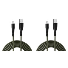 Deals and Offers on - URBN USB Type-C 3.4A Fast Charging Cable (5ft) - Unbreakable Nylon Braided, Quick Charge Compatible with Samsung, OnePlus, and All C Type Devices - Charge & Data Transfer - Rugged Cable - Camo Deals, Discounts & Offers on - URBN USB Type-C 3.4A Fast Charging Cable (5ft) - Unbreakable Nylon Braided, Quick Charge Compatible with Samsung, OnePlus, and All C Type Devices - Charge & Data Transfer - Rugged Cable - Camo