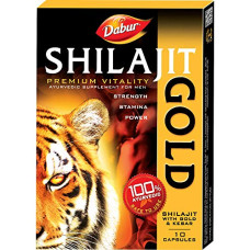 Deals and Offers on - Dabur Shilajit Gold - 10 Capsules | 100% Ayurvedic Capsules Deals, Discounts & Offers on - Dabur Shilajit Gold - 10 Capsules | 100% Ayurvedic Capsules