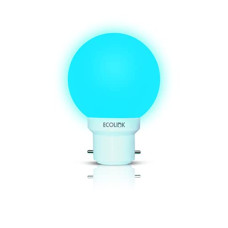 Deals and Offers on - EcoLink 0.5W Base B22 NeoGlow LED Bulb (Blue,Pack of 4) Deals, Discounts & Offers on - EcoLink 0.5W Base B22 NeoGlow LED Bulb (Blue,Pack of 4)