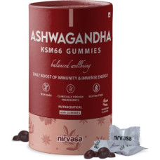 Deals, Discounts & Offers on  - Nirvasa KSM 66 Ashwagandha Gummies with D3 Stress Relief Immunity Boost(60 No)