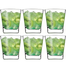 Deals and Offers on - Pasabahce Glass Carre Water/Juice/Whisky Tumbler 205 ml 6 Pcs Set, Transparent (PB Carre) Deals, Discounts & Offers on - Pasabahce Glass Carre Water/Juice/Whisky Tumbler 205 ml 6 Pcs Set, Transparent (PB Carre)