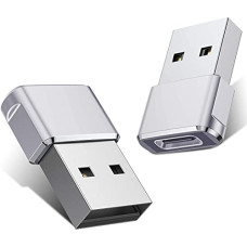 Deals, Discounts & Offers on  - rts [2 Pack] Mini USB Type C Adapter Plug, Type C Female to USB A Male Charger Charging Cable Converter compatible