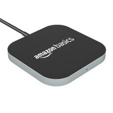 Deals, Discounts & Offers on Mobile Accessories - Amazon Basics Magnetic Wireless Charger | 15W Max Fast Charging Square Pad | Compatible with iPhone 13/13 Pro/13 Mini/13 ProMax/12/11, Samsung Galaxy S21/S20/Note 10/Edge Note 20Ultra/S10, AirPods Pro