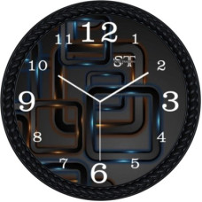 Deals and Offers on - DivineCrafts Analog 25 cm X 25 cm Wall Clock(Black, Multicolor, With Glass, Standard) Deals, Discounts & Offers on - DivineCrafts Analog 25 cm X 25 cm Wall Clock(Black, Multicolor, With Glass, Standard)