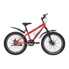 Deals, Discounts & Offers on  - playR #BFF 24 Inch - Fat Tyre - 7 Speed - Front Wheel Shock Abs - Front and Rear Disc Brake - Fluorescent Red