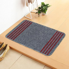 Deals, Discounts & Offers on  - BEDSPUN Anti Slip Floor Door Mat in Home Kitchen Office Entrance Mats (38x58 cm), Grey, Nylon