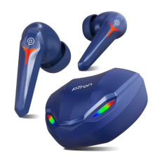 Deals, Discounts & Offers on Headphones - pTron Newly Launched Bassbuds Razer TWS Earbuds, 40ms Gaming Low Latency, TruTalk AI-ENC Calls, Deep Bass, 45Hrs Playtime, HD Mic, in-Ear Bluetooth 5.3 Headphones, Type-C Fast Charging & IPX5 (Blue)