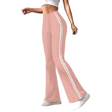 Deals and Offers on Women - Aahwan Women's & Girls' Solid Split Hem Flare Leg Pants with Strape Trouser Deals, Discounts & Offers on Women - Aahwan Women's & Girls' Solid Split Hem Flare Leg Pants with Strape Trouser