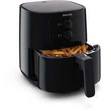 Deals, Discounts & Offers on  - PHILIPS Air Fryer HD9200/90, uses up to 90% less fat, 1400W, 4.1 Liter, with Rapid Air Technology (Black), Large