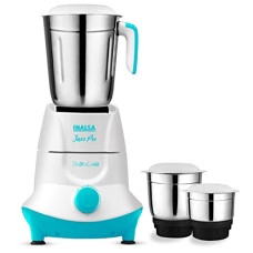 Deals and Offers on - INALSA Mixer Grinder Jazz Pro -550W with 3 Stainless Steel Jars| 30 Min Motor Rating| Robust Nylon Coupler | Overload Protection| ISI Certified| 2 Year Warranty Deals, Discounts & Offers on - INALSA Mixer Grinder Jazz Pro -550W with 3 Stainless Steel Jars| 30 Min Motor Rating| Robust Nylon Coupler | Overload Protection| ISI Certified| 2 Year Warranty